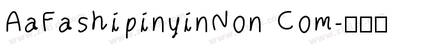 AaFashipinyinNon Com字体转换